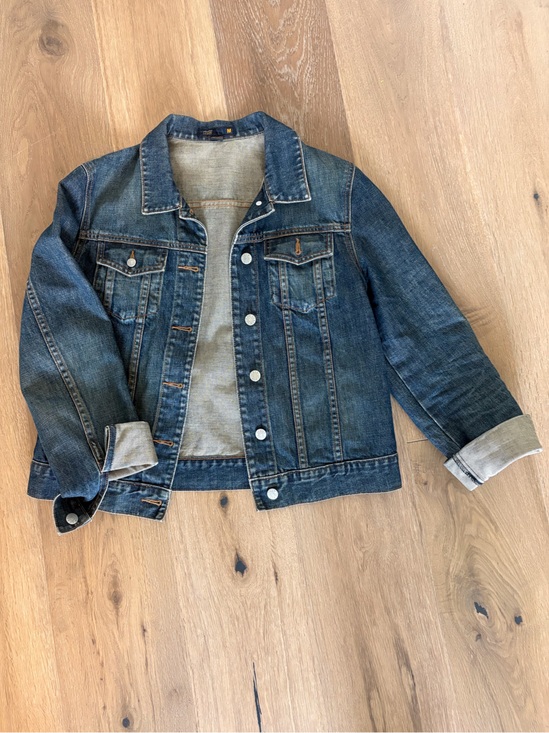 J. Crew Jackets & Blazers - J. Crew Dark Blue Denim Jacket